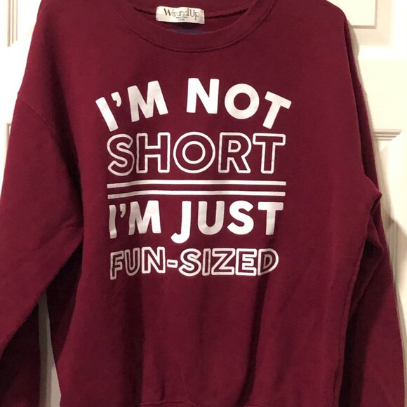 Wound Up Tops - Wound Up Maroon Sweatshirt